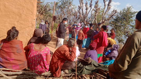 अछामलाई कुष्ठरोगबाट मुक्त बनाउने अभियानमा सहभागि स्थानीय