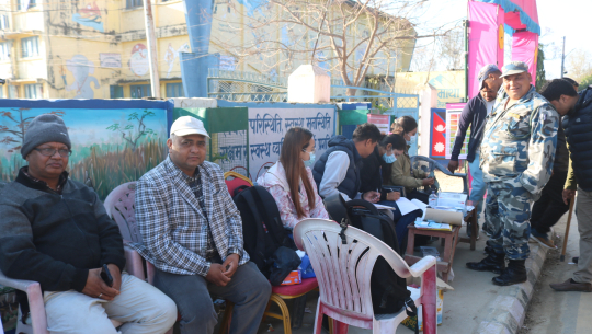 धनगढीमा विश्व मोटोपन दिवसको अवसरमा स्वास्थ्य परीक्षण 