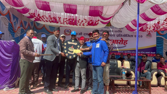 कैलालीले जित्यो प्रदेशस्तरीय राष्ट्रपति रनिङ शिल्डको उपाधि