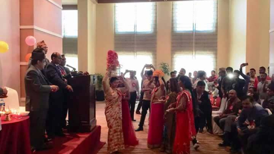 सुदूरपश्चिमेली समाजको बार्षिकोत्सव र गौरा कार्यक्रमले झुम्यो कतार