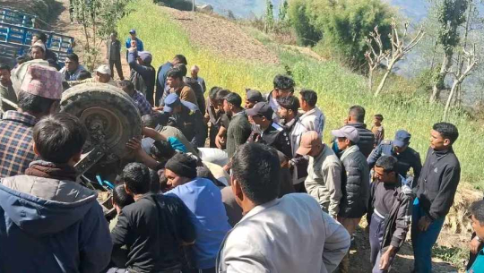 अछाममा ट्याक्टर दुर्घटना, पाँच जनाको घटनास्थलमै मृत्यु