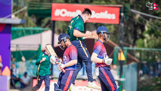 दोस्रो टी–२० अभ्यास खेलमा नेपाल ’ए’ आयरल्यान्डसँग पराजित