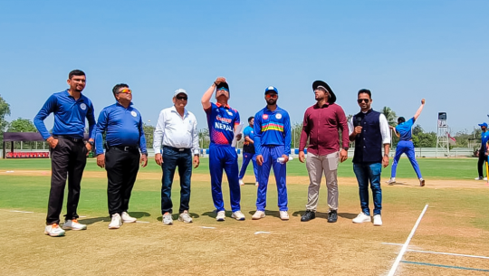 नेपालद्वारा गुजरातलाई १८२ रनको लक्ष्य