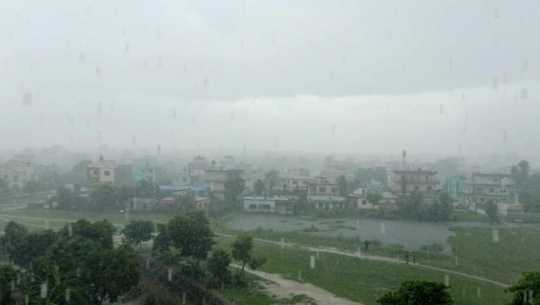 कैलाली र कञ्चनपुरमा वर्षा हुँदै