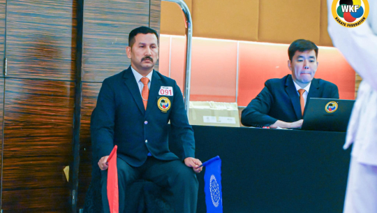 धनगढीका  प्रकाश चन्द एसियन कराँते महासङ्घको रेफ्री