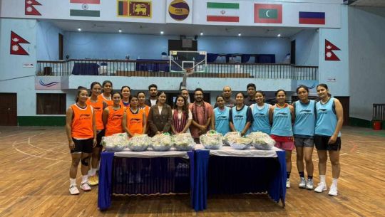 ‘माटो’ ब्राण्ड र नेपाल बास्केटबल संघबिच सम्झौता