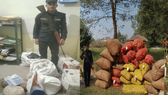 कैलालीबाट झन्डै ५ लाखको सामान बरामद