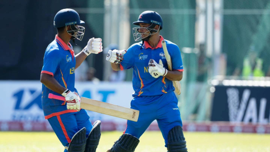  नेपाल ६ विकेटले विजयी