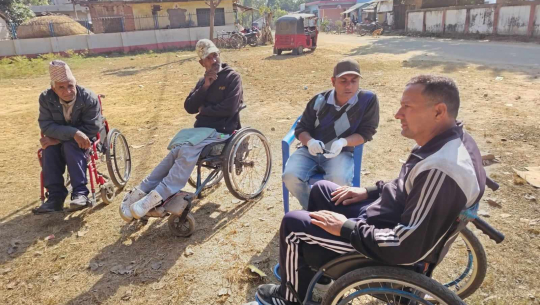 धनगढीमा यो वर्ष थप ९८ जनालाई अपाङ्गता सहायता सामग्री वितरण गरिँदै