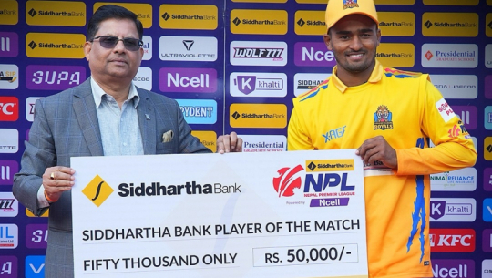 Naren Saund creates history in Nepal Premier League