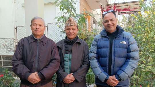 भीम रावलसँग कांग्रेस बिपीका उपसभापति र सुदूरपश्चिमका स्वतन्त्र सांसदको भेट
