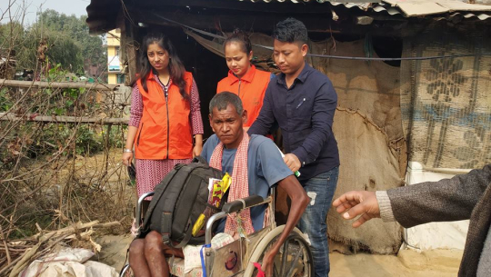 मानव सेवा आश्रममा तीन जनाको गृह प्रवेश