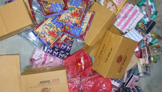 कैलालीको गोदावरीबाट एक लाख २२ हजार मुल्यको अबैध सामान बरामद