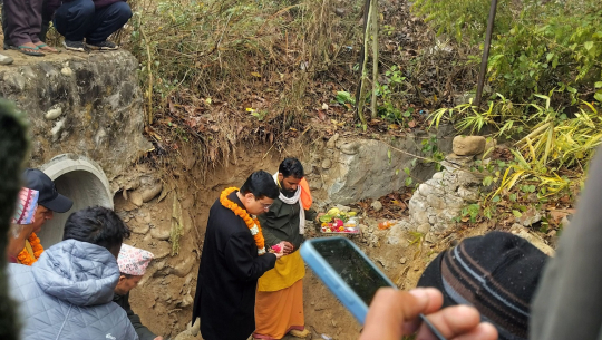 धनगढीको डुबान समस्या समाधान गर्न ६ लेनमा नाली निर्माणको शिलान्यास