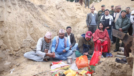 धनगढी-११ मा सेहरी-जोकैया पुलको शिलान्यास