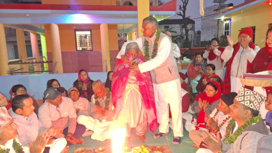 धनगढीको तार्केश्वर पतञ्जलि योग केन्द्रले जग्गादातालाई गर्‍यो सम्मान