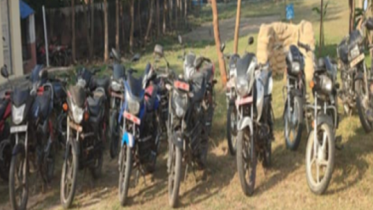 Customs evasion goods worth Rs 1.95 lakh, including 16 motorcycles, seized in Kanchanpur