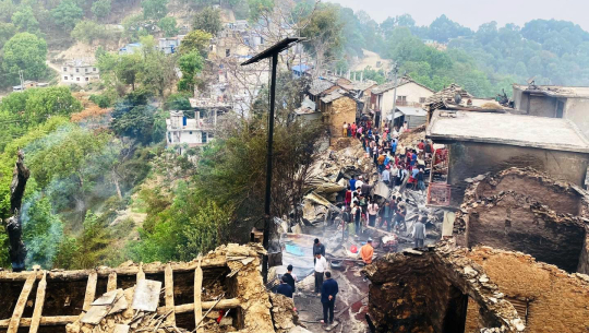 जयगढ बजारका आगलागी पीडितलाई सुदूरपश्चिम सरकारले ५० लाख दिने