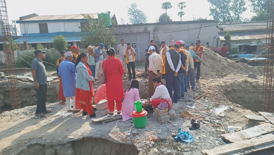 सुखडमा फरक क्षमताका विद्यार्थीको विशेष विद्यालयको भवन निर्माण सुरु