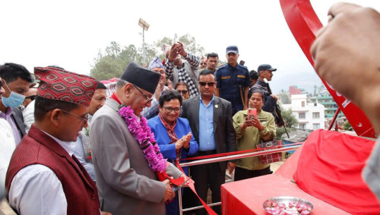 पूर्व प्रधानमन्त्री दाहाललाई पाटनमा अभिनन्दन