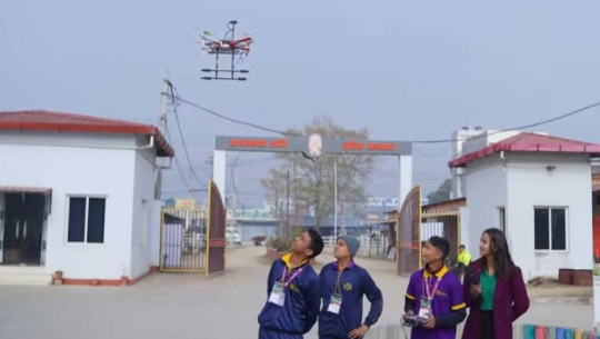 Kailali’s Aryan Bishwakarma develops ‘Medical Drone’