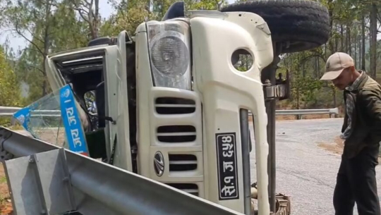 अछाममा जिप दुर्घटना हुँदा ६ जना घाइते