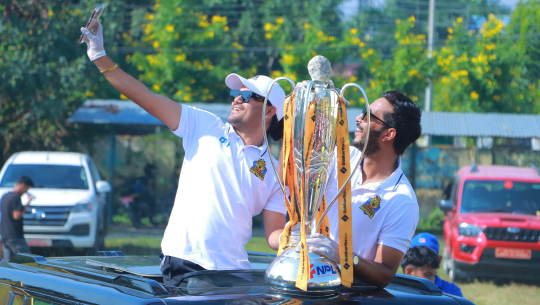 क्रिकेटप्रति उत्साह जगाउन ‘ट्रफी टुर’