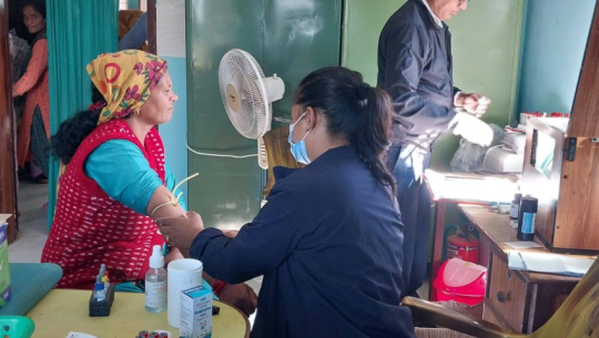 251 residents of Dhangadhi-13 receive free treatment at specialist ward clinic