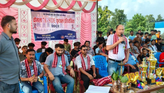 Chaumala seven-a-side football tournament kicks off with 23 teams