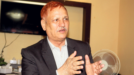 Minister Bhatta visits food stores, urges traders for convenient supply to customers