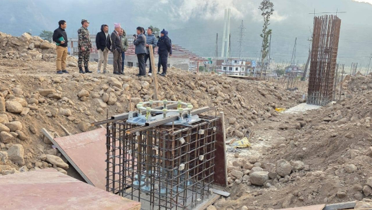 चिसापानी–राजकाँडा केवलकार निर्माण तीव्र, आउँदो बैशाखदेखि सञ्चालन गर्ने लक्ष्य