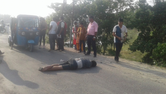 One injured in an accident in Ghoda-Ghodi municipality