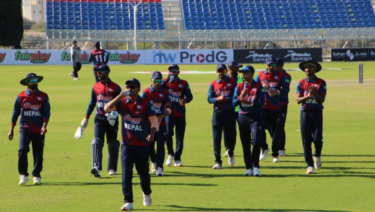 खस्कियो नेपालको एकदिवसीय वरीयता