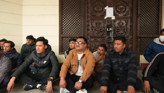 एन्फाको मुख्यालयमा लगाइएको ताला खोलियो