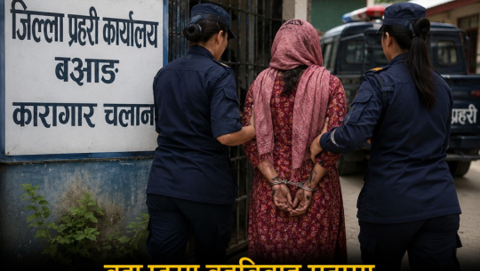 बझाङमा बहुविवाह मुद्दामा फरार रहेकी महिला जेल चलान