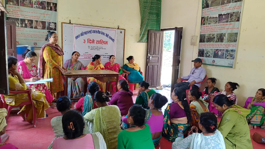 गोदावरीका एकल महिलालाई उद्यमी बनाउने लक्ष्यसहित बेसार खेती तालिम