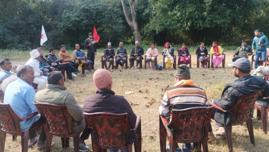 निर्वाचन लक्षित गतिविधिलाई तीब्र बनाउँदै नेता आले 