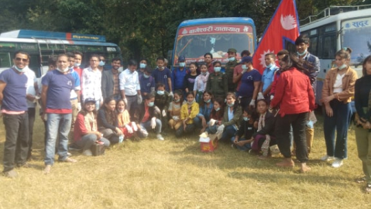 कैलालीमा भ्रमण वर्षलाई लक्षित गर्दै साझा पार्टीले सुरु गरेको अभियान सम्पन्न