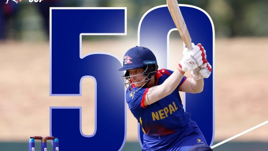 बझाङबाट उदाएकी सम्झानाको एसिया कपमा ऐतिहासिक अर्धशतक