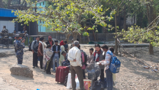 Passengers at Gaurifanta checkpoint allowed to enter Nepal amid election restrictions