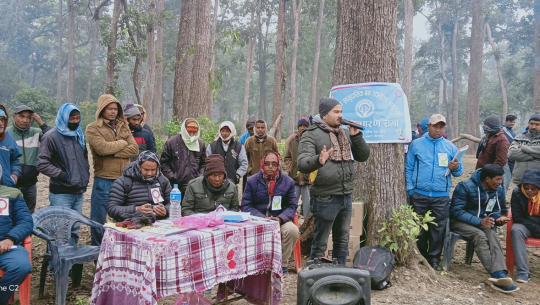 सिद्धवावा सामुदायिक वनको अध्यक्षमा जोशी