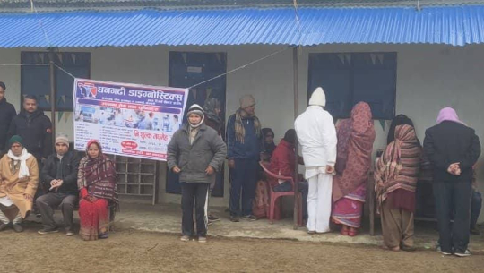 धनगढीमा निःशुल्क मधुमेह जाँच र घरदैलो अभियान जारी
