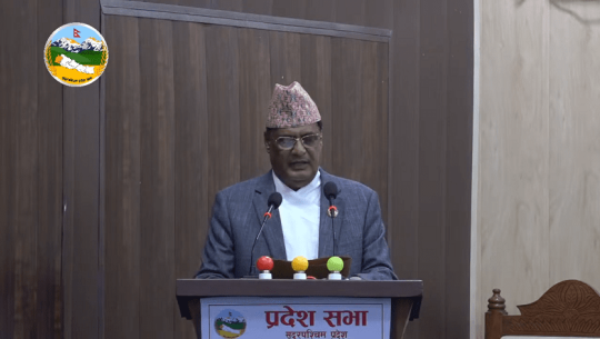 सामयिक राजश्व संकलनसम्बन्धी अध्यादेश सुदूरपश्चिम प्रदेश सभामा टेबल