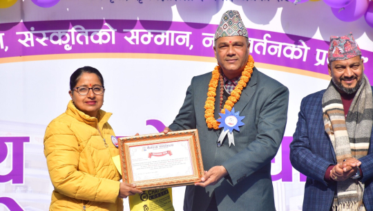 गौ संरक्षणकर्मी रिता अवस्थी ‘चैतन्य प्रेरणादायी युवा सम्मान’बाट सम्मानित