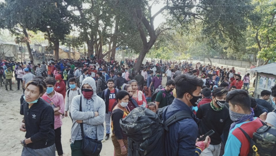 भारतबाट गोदावरी नगरपालिकाका पुगेका स्थानीय क्वारेन्टाइनमा नबसी घर फर्किए
