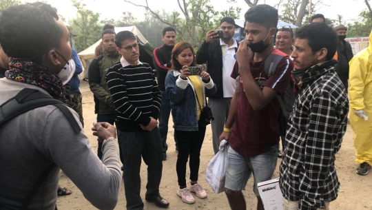 सुदूरपश्चिमका मुख्यमन्त्री भट्टद्धारा गौरीफन्टा नाकाको स्थलगत निरिक्षण