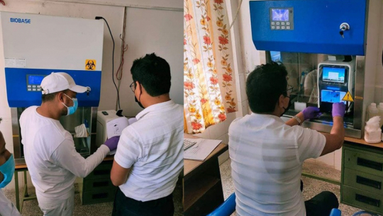 PCR test performed on 45,000 people 11% test positive