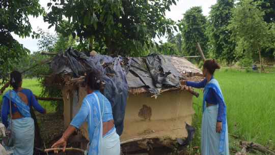 कञ्चनपुरका दुई पालिकामा १५० छाउगोठ भत्काइए