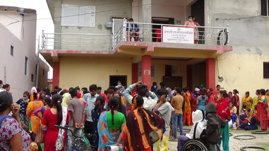 धनगढी उप–महानगरपालिकाको वडा कार्यालयमा तालाबन्दी