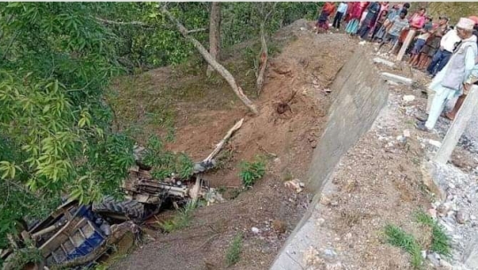 डोटीमा ट्याक्टर दुर्घटना हुँदा दुई जना घाइते